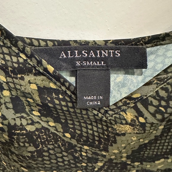 All Saints Snake Print Dress - Picture 4 of 6